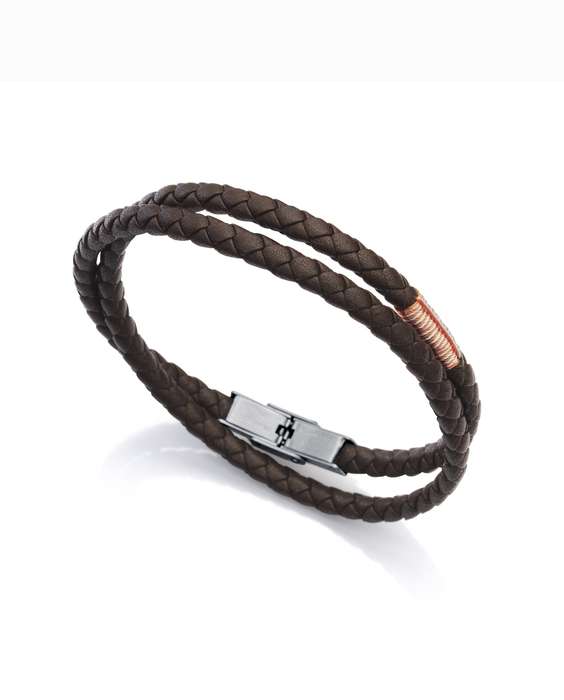 Viceroy Jewels Men's Leather Bracelet (1383P01011)
