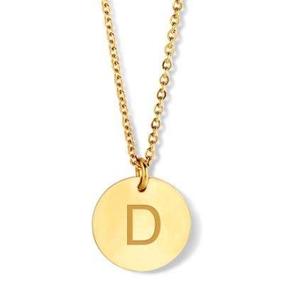 Co88 Jewels Women's Necklace (8cn-11055) - alphabet letters Collection