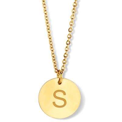 Co88 Jewels Women's Necklace (8cn-11070) - alphabet letters Collection