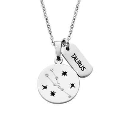 Co88 Jewels Women's Necklace (8cn-26065) - zodiac starsigns Collection