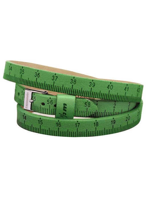 Il-mezzometro Jewels unisex leather Bracelet (bmm1011_m) - medium - green
