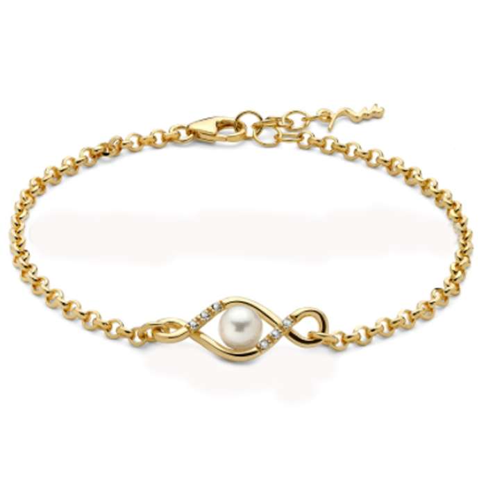 Miluna Pbr3247g (pbr3247g) - Women's Bracelet with Pearl