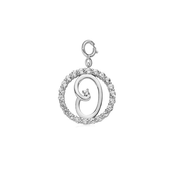 Miluna Pfd857-o (pfd857-o) - Women's Alphabet Charm