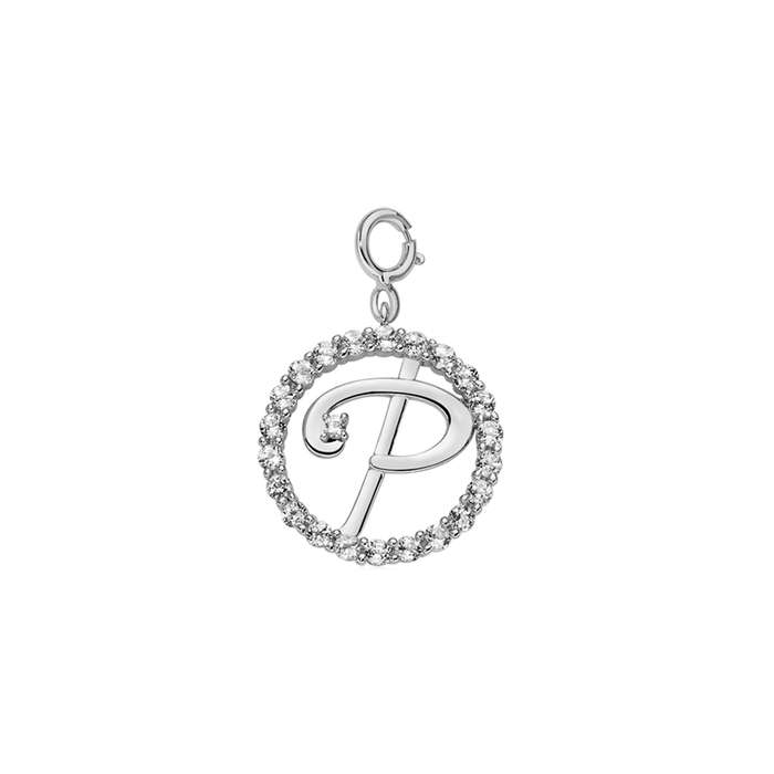Miluna Pfd857-p (pfd857-p) - Women's Alphabet Charm