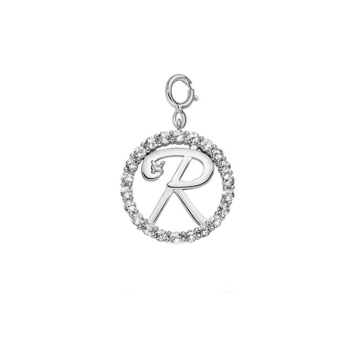 Miluna Pfd857-r (pfd857-r) - Women's Alphabet Charm