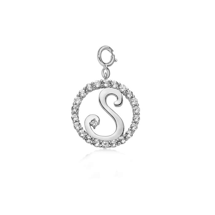 Miluna Pfd857-s (pfd857-s) - Women's Alphabet Charm