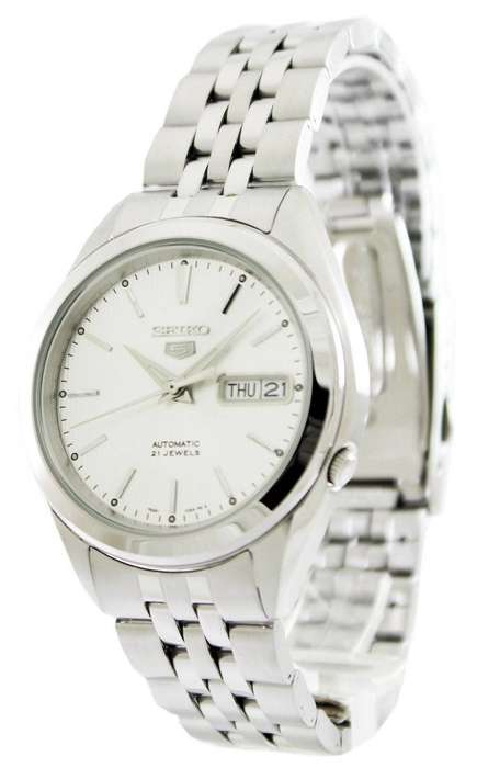 Seiko 5 Stainless Steel Automatic 21 Jewels SNKL15 SNKL15K1 SNKL15K Men's Watch