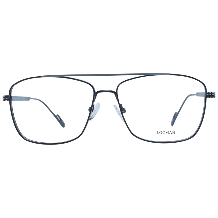 Locman Eyewear Eyeglasses for Men (LOCV014 60BLK)