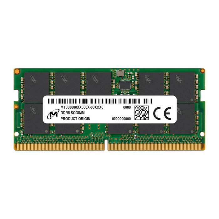 Micron MTC10C1084S1TC48BA1R 16GB 4800MHz DDR5 ECC CL40 SODIMM Memory