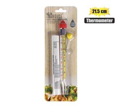 Thermometer candy glass 21.5cm hillhouse