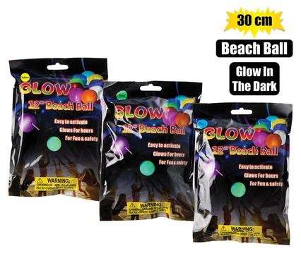 Glow stick beach ball 30cm