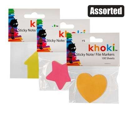 Note-pad self-stick file markers