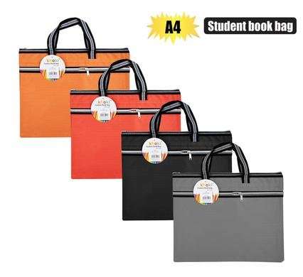 Bag book bag 2 zips a4