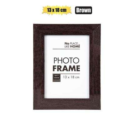 Picture-frame pl mahogany look 13x18cm