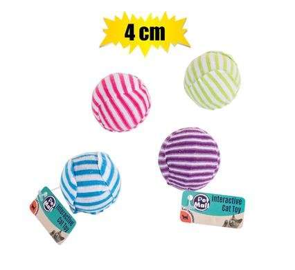 Pet cat toy ball soft 4cm pdq