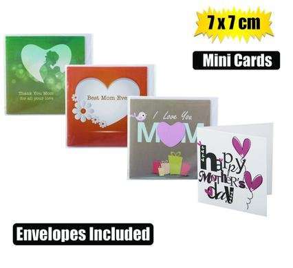 Card & env mini mothers day 7x7cm