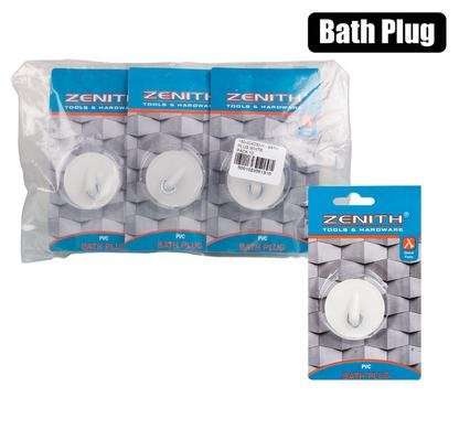 Bath-plug white zenith