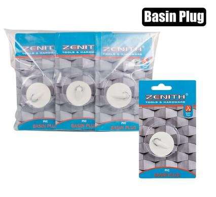 Basin-plug white zenith