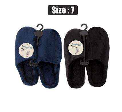 Slipper slip-in plain size 7