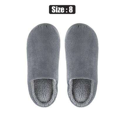 Slipper slip-in grey grain size 8
