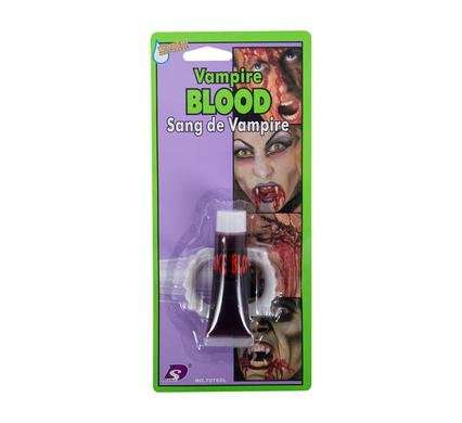 Dress up access teeth fake with blood