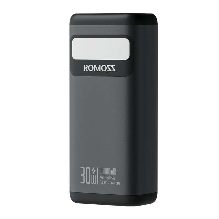 Romoss PMT30 30000mAh 30W Fast Charge Power Bank &#x2013; Black