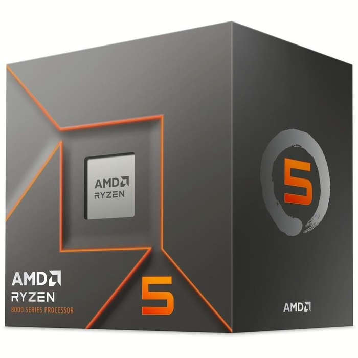 AMD Ryzen 5 8400F CPU - AMD Ryzen 5 6-Core Socket AM5 4.7GHz Processor