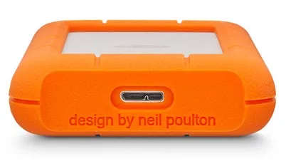 LaCie Rugged Mini 4TB Orange External Hard Drive