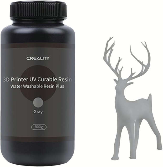 Creality 3D Water Washable LCD Resin 500g - Grey