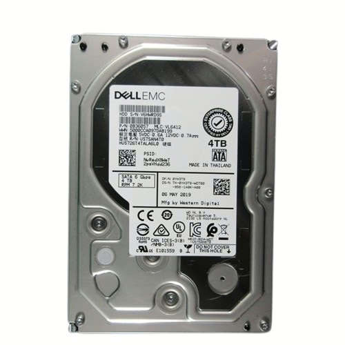 Dell 4TB 7.2K RPM SATA 6Gbps 512n 3.5in Hard Drive