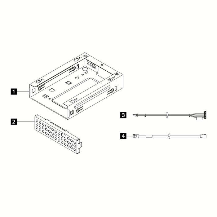 Lenovo ThinkSystem ST50 V2/V3 2nd 3.5-inch HDD Cage Kit