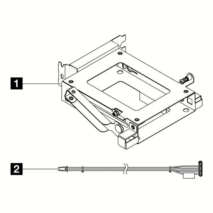 Lenovo ThinkSystem ST50 V3 3rd 3.5-inch HDD Cage Kit