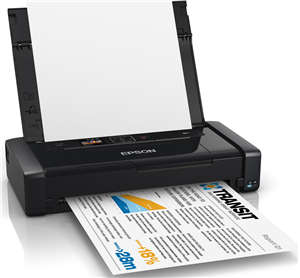 Epson 14ppm Mono 11ppm Colour (ISO 7ppm Mono 4ppm Colour) A4 Battery Portable USB Wi-Fi/Wi-FiDire...