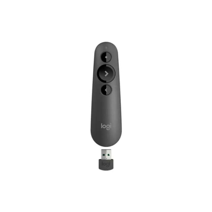 Logitech R500s Laser Pointer Presentation Remote Graphite