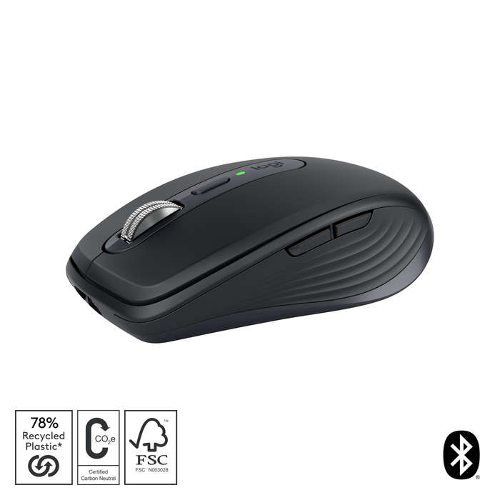 Logitech MX Anywhere 3S Wireless Bluetooth Mouse Black