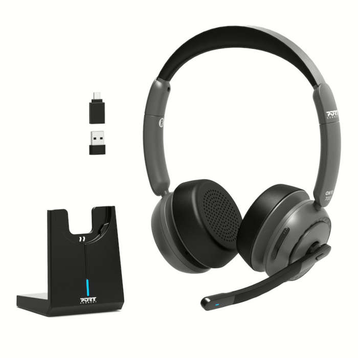 Port Connect ONR 700 Bluetooth Wireless Headset with Noise Cancellation