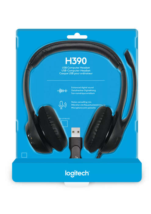 Logitech H390 Stereo USB Headset