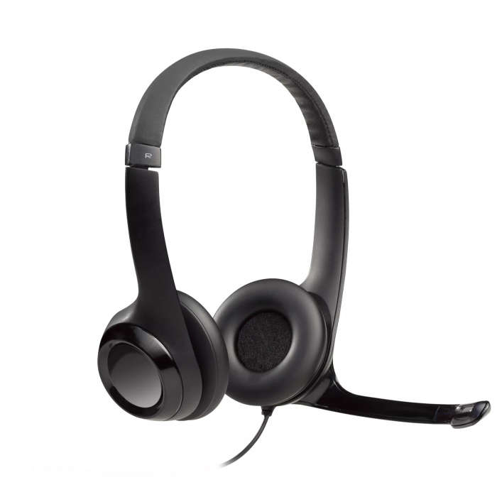 Logitech H390 USB Headset with Noise-Cancelling Mic - Black