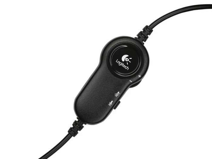 Logitech H151 Stereo Headset With Noise-Cancelling Mic Black