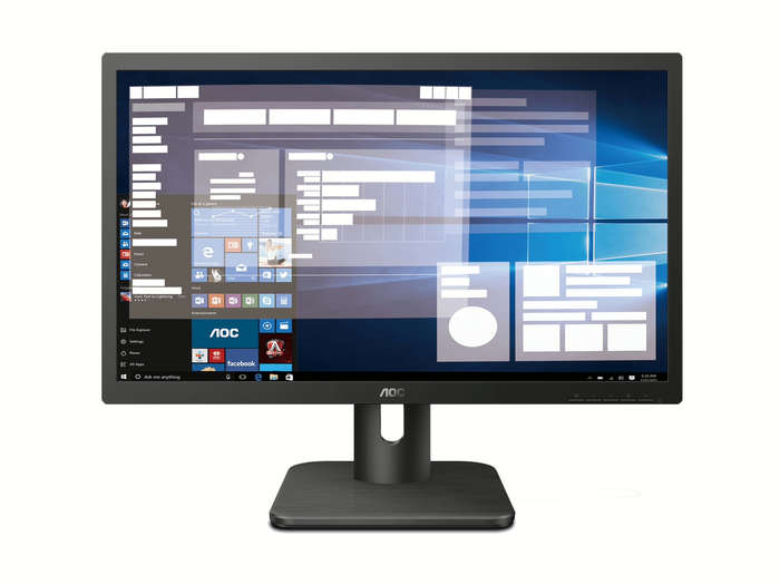 AOC Monitor 19.5  HD+ 1600x900  HDMI  VGA  VESA  Flicker Free Low Blue Mode  Internal Power Su...