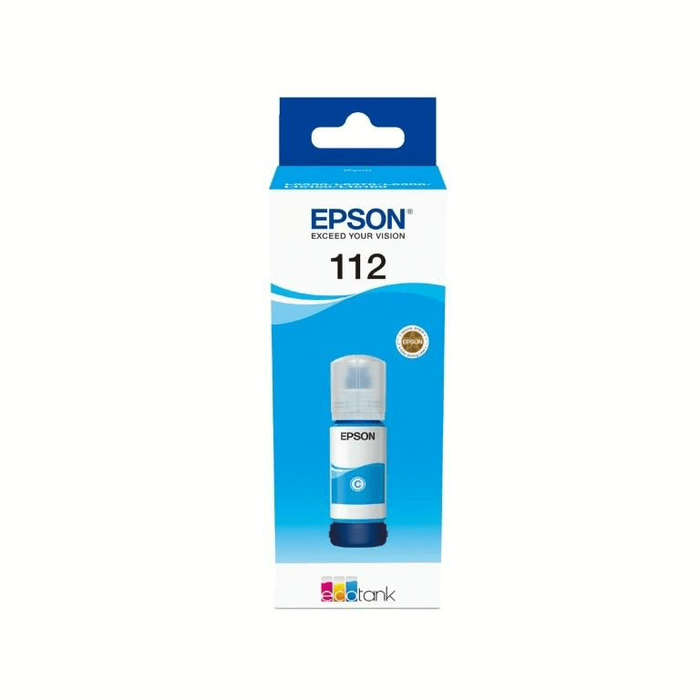 Epson 112 Ink Bottle Cyan EcoTank Original 70ml Single-pack