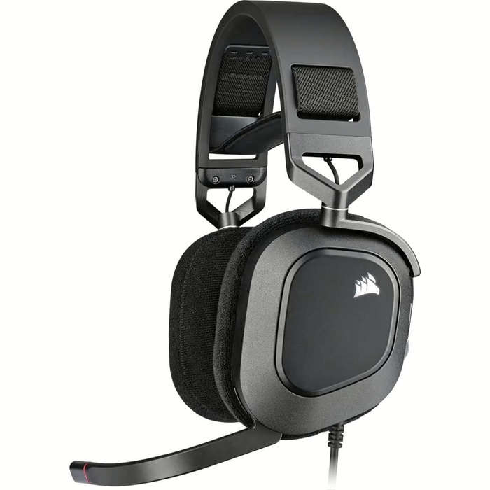 Corsair HS80 RGB USB Wired Head-band Gaming Carbon Headset