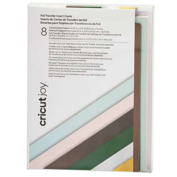 2009206 - Cricut Insert Cards Foil Forest R20 (10;8 Cm X 14 Cm) 8-Pack