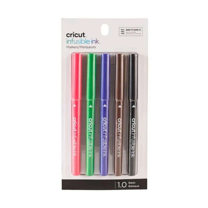 2006256 - Cricut Explore/Maker infusible ink Medium Point Pen Set 5-Pack (Basics); .