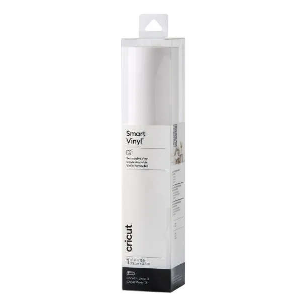 2009052: Cricut Smart Vinyl Removable 33X366Cm 1 Sheet (White)