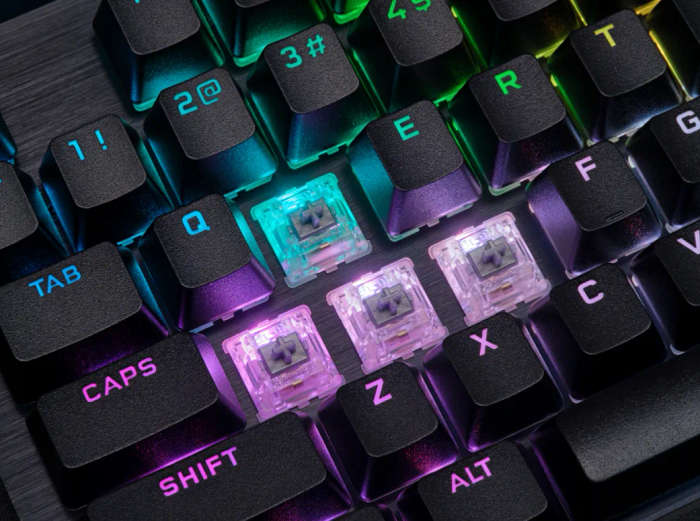 Corsair K70 RGB Pro Mechanical Gaming Keyboard Cherry MX Speed