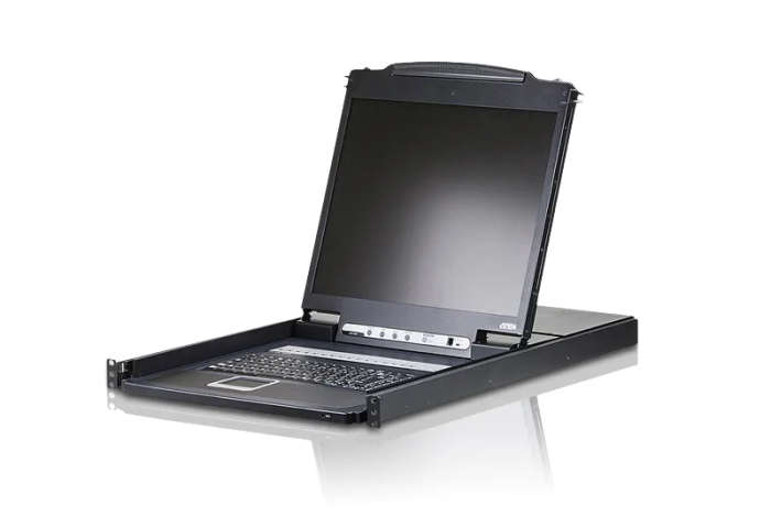 Aten 19-inch 16-port Single Rail LCD KVM Switch