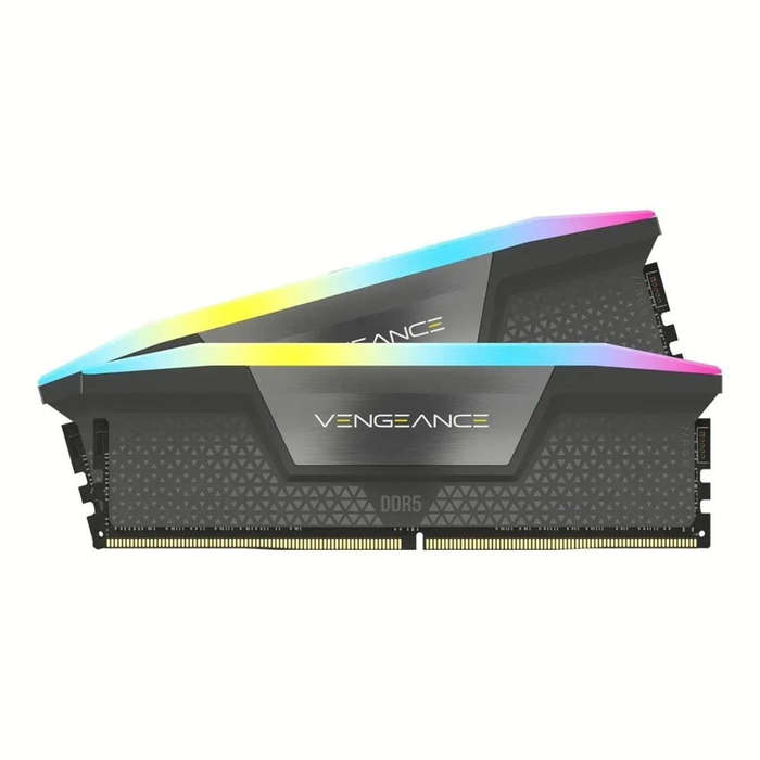 Corsair Vengeance RGB CMH96GX5M2E6000Z36 Memory Module 96GB Kit 2 x 48GB DDR5 6000MHz