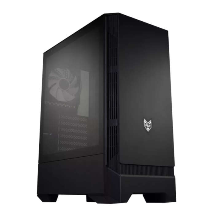 FSP CMT260 Mini-ITX ARGB Mid-Tower Micro-ATX Gaming PC Case Black