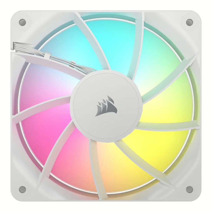 Corsair RS120 ARGB 120mm PWM Computer Case Fan White 1-pack